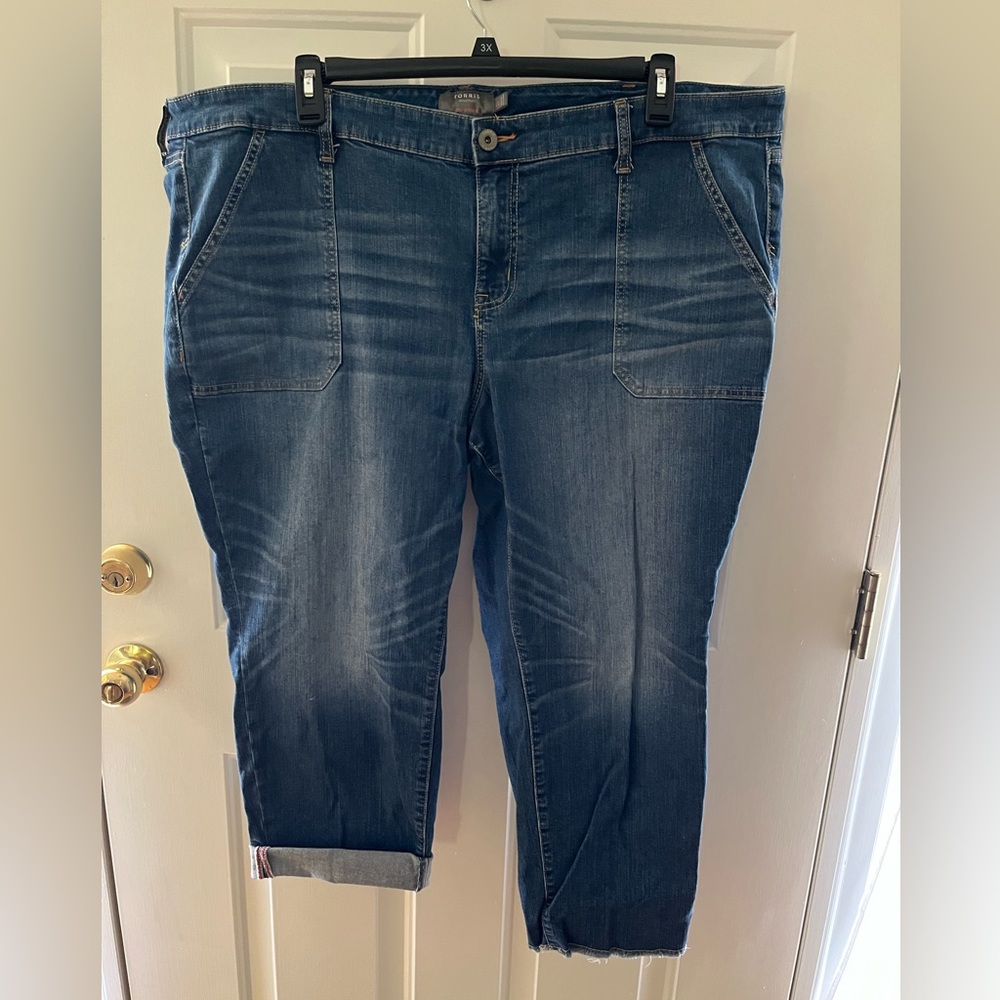 Crop boyfriend jeans